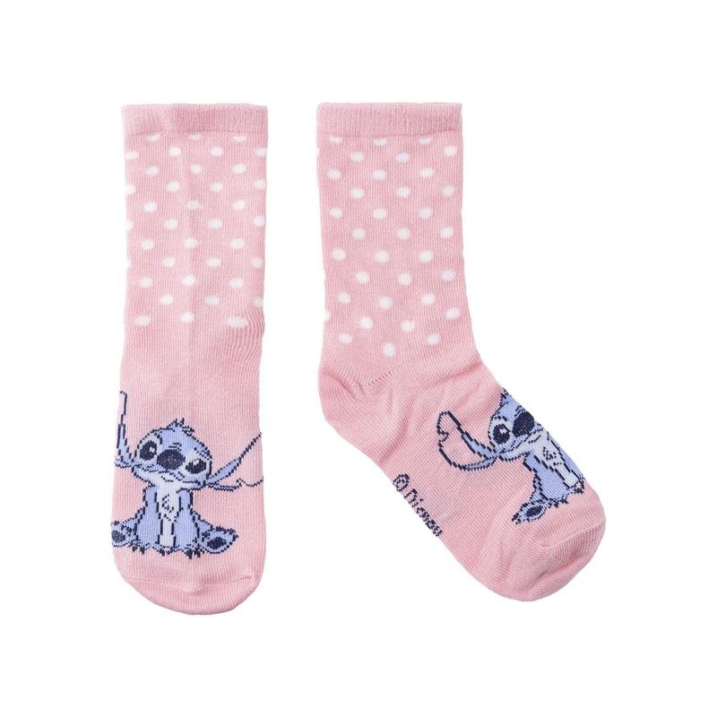 Fashion, accesorii si bijuterii - Copii - Lenjerie si pijamale copii - Sosete si dresuri copii - Set 3 perechi de sosete, marimea 31-34 EU, Cerda, Stitch - Infinity.ro