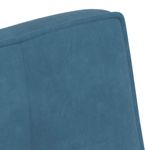 Casa si Gradina - Mobilier - Canapele si coltare - Banchete - Banca albastra 110x74x84 cm catifea - Infinity.ro