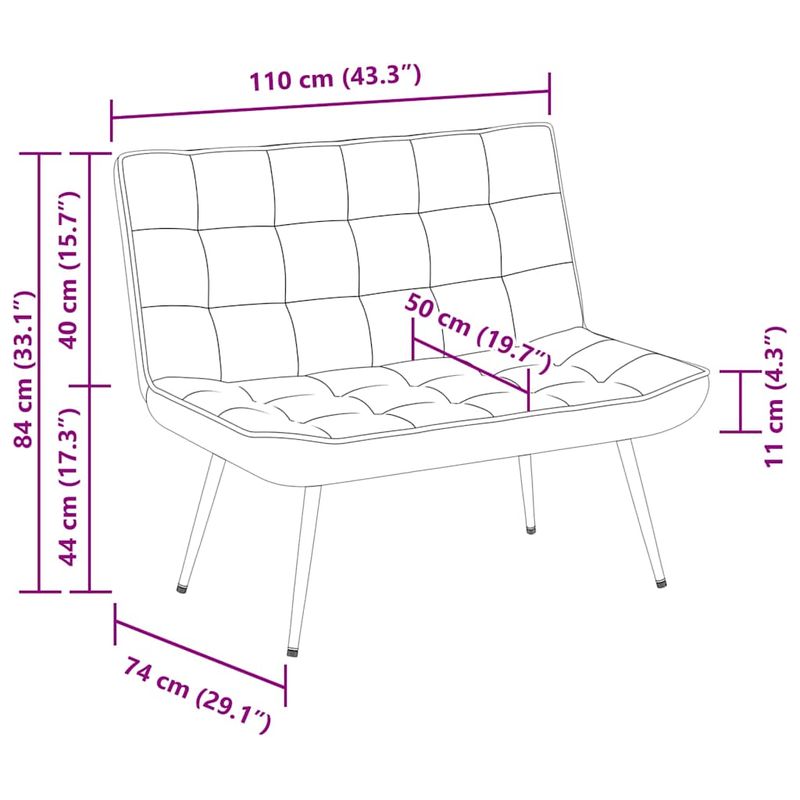 Casa si Gradina - Mobilier - Canapele si coltare - Banchete - Banca albastra 110x74x84 cm catifea - Infinity.ro