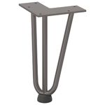 Casa si Gradina - Mobilier - Feronerie si accesorii mobila - Picioare de masa in ac de par 4 buc Otel natural Otel solid, model 3 rods, mărime 20 cm - Infinity.ro