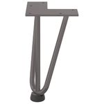 Casa si Gradina - Mobilier - Feronerie si accesorii mobila - Picioare de masa in ac de par 4 buc Otel natural Otel solid, model 3 rods, mărime 20 cm - Infinity.ro
