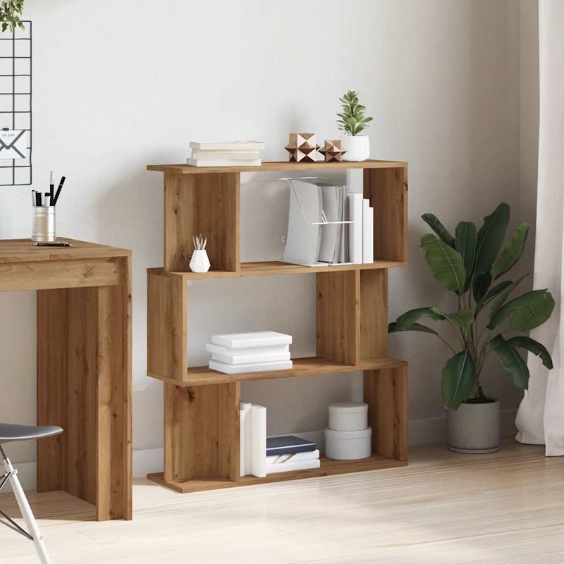 Casa si Gradina - Mobilier - Biblioteci si rafturi - Biblioteci - Biblioteca, stejar artizanal, 80x24x96 cm, lemn prelucrat - Infinity.ro