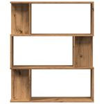 Casa si Gradina - Mobilier - Biblioteci si rafturi - Biblioteci - Biblioteca, stejar artizanal, 80x24x96 cm, lemn prelucrat - Infinity.ro