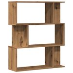 Casa si Gradina - Mobilier - Biblioteci si rafturi - Biblioteci - Biblioteca, stejar artizanal, 80x24x96 cm, lemn prelucrat - Infinity.ro