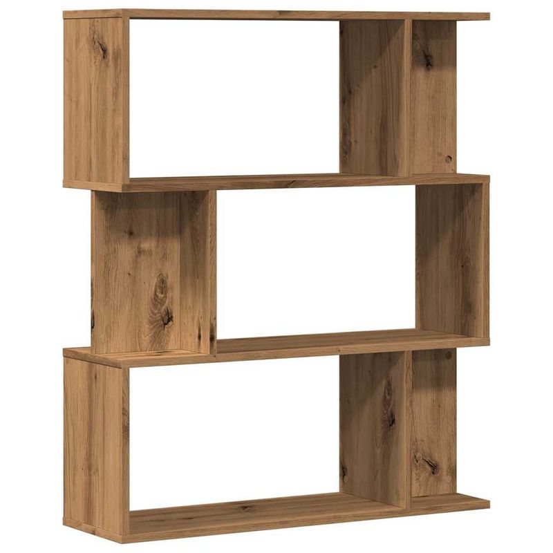 Casa si Gradina - Mobilier - Biblioteci si rafturi - Biblioteci - Biblioteca, stejar artizanal, 80x24x96 cm, lemn prelucrat - Infinity.ro