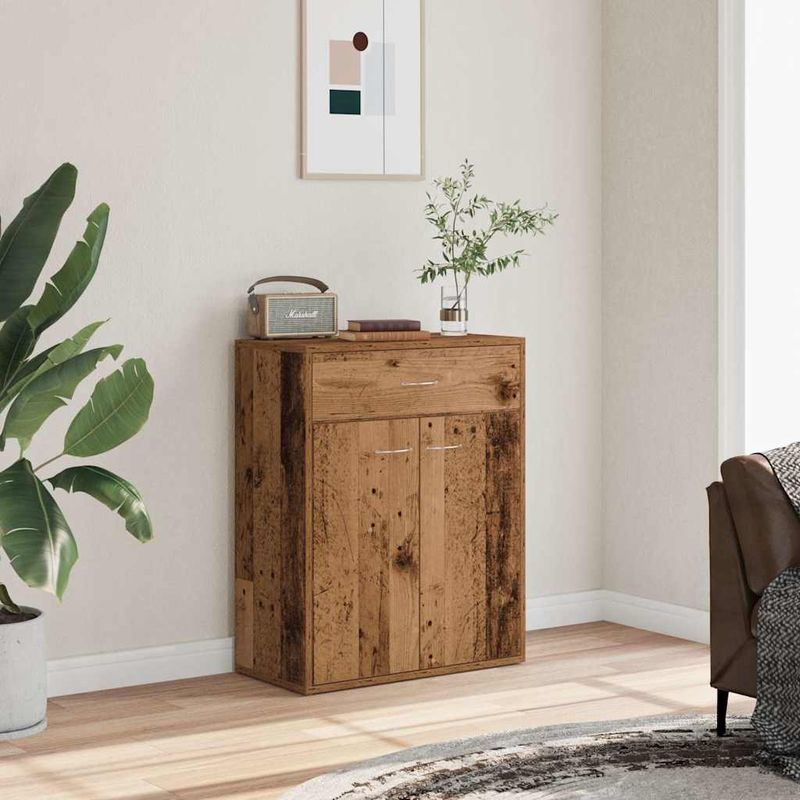 Casa si Gradina - Mobilier - Comode si corpuri - Comode - Bufeta din lemn vechi 60x30x75 cm din lemn prelucrat - Infinity.ro