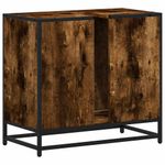 Casa si Gradina - Mobilier - Seturi de mobilier - Seturi baie - Dulap pentru chiuveta de baie stejar afumat 65x33x60 cm lemn - Infinity.ro
