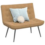 Casa si Gradina - Mobilier - Canapele si coltare - Banchete - Banca maro 110x74x84 cm catifea - Infinity.ro