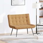 Casa si Gradina - Mobilier - Canapele si coltare - Banchete - Banca maro 110x74x84 cm catifea - Infinity.ro