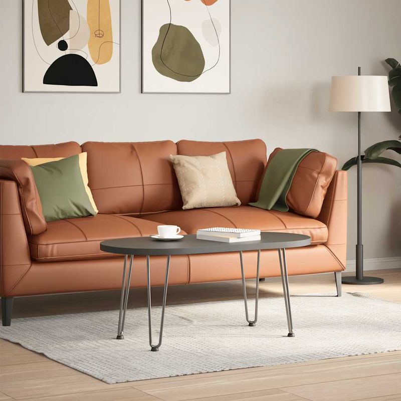 Casa si Gradina - Mobilier - Feronerie si accesorii mobila - Picioare de masa in ac de par 4 buc Otel natural Otel solid, model 2 rods, mărime 42 cm - Infinity.ro