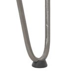 Casa si Gradina - Mobilier - Feronerie si accesorii mobila - Picioare de masa in ac de par 4 buc Otel natural Otel solid, model 2 rods, mărime 42 cm - Infinity.ro
