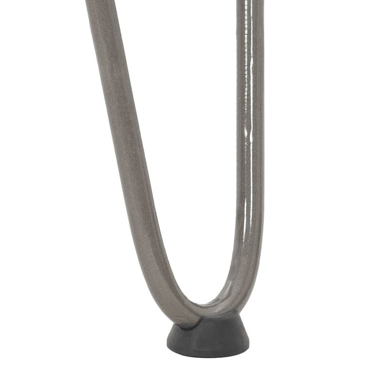 Casa si Gradina - Mobilier - Feronerie si accesorii mobila - Picioare de masa in ac de par 4 buc Otel natural Otel solid, model 2 rods, mărime 42 cm - Infinity.ro