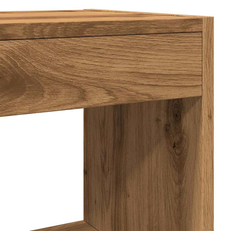 Casa si Gradina - Mobilier - Biblioteci si rafturi - Biblioteci - Biblioteca/Separator de camera, Stejar artizanal, 80x30x72 cm - Infinity.ro