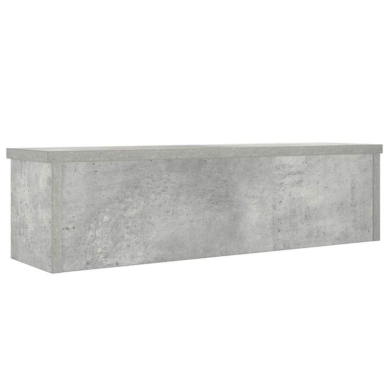 Casa si Gradina - Bucatarie si vesela - Organizare si depozitare bucatarie - Suporturi tacamuri si vase - Rafturi de bucatarie stivuibile 2 buc Beton Gri 50x15x16 cm - Infinity.ro