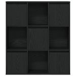 Casa si Gradina - Mobilier - Biblioteci si rafturi - Biblioteci - Biblioteca Stejar negru 89x24x101,5 cm Lemn prelucrat - Infinity.ro