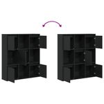 Casa si Gradina - Mobilier - Biblioteci si rafturi - Biblioteci - Biblioteca Stejar negru 89x24x101,5 cm Lemn prelucrat - Infinity.ro