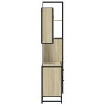 Casa si Gradina - Mobilier - Seturi de mobilier - Seturi baie - Set mobilier de baie, 3 piese, stejar sonoma, lemn prelucrat - Infinity.ro