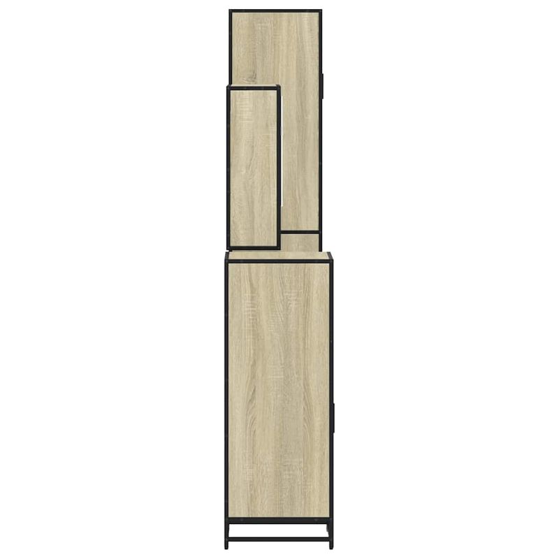 Casa si Gradina - Mobilier - Seturi de mobilier - Seturi baie - Set de mobilier de baie din 4 piese din lemn de stejar Sonoma - Infinity.ro