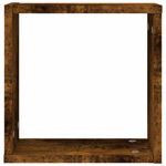 Casa si Gradina - Mobilier - Biblioteci si rafturi - Rafturi - Rafturi cuburi de perete 4 buc Stejar afumat 30x15x30 cm - Infinity.ro