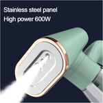 Electronice si Electrocasnice - Ingrijirea tesaturilor - Aparate de calcat cu aburi - Aparat cu abur pentru haine Andowl Q-GT7 600W, rezervor de 120ml, plastic, verde - Infinity.ro