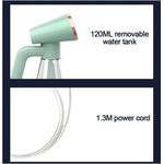 Electronice si Electrocasnice - Ingrijirea tesaturilor - Aparate de calcat cu aburi - Aparat cu abur pentru haine Andowl Q-GT7 600W, rezervor de 120ml, plastic, verde - Infinity.ro