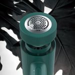 Electronice si Electrocasnice - Ingrijirea locuintei - Aspiratoare - Mini fier de calcat si aparat de curatat scamele si parul, 2 in 1, portabil, verde - Infinity.ro