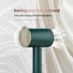 Electronice si Electrocasnice - Ingrijirea locuintei - Aspiratoare - Mini fier de calcat si aparat de curatat scamele si parul, 2 in 1, portabil, verde - Infinity.ro