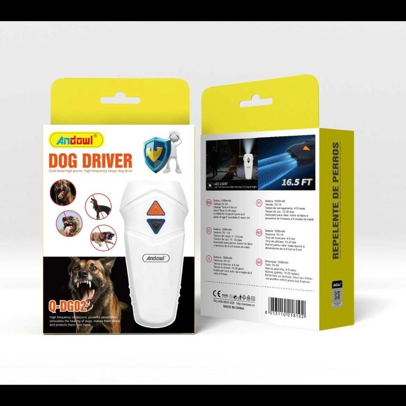 Sport si Outdoor - Sporturi de contact - Produse autoaparare - Aparat cu ultrasunet impotriva cainilor, DG02, alb - Infinity.ro