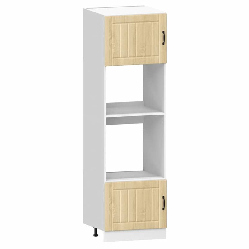 Casa si Gradina - Mobilier - Comode si corpuri - Corpuri bucatarie - Set dulap de bucatarie din 7 piese „Kalmar” lemn stejar Sonoma - Infinity.ro