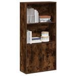 Casa si Gradina - Mobilier - Biblioteci si rafturi - Biblioteci - Biblioteca, stejar fumuriu, 60x24x120 cm, lemn prelucrat - Infinity.ro
