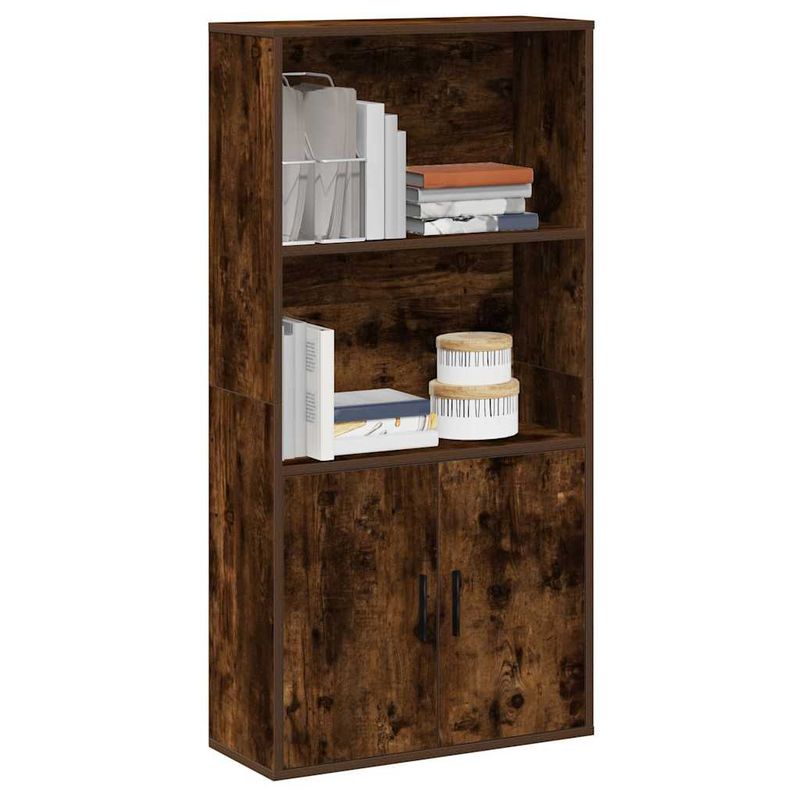 Casa si Gradina - Mobilier - Biblioteci si rafturi - Biblioteci - Biblioteca, stejar fumuriu, 60x24x120 cm, lemn prelucrat - Infinity.ro