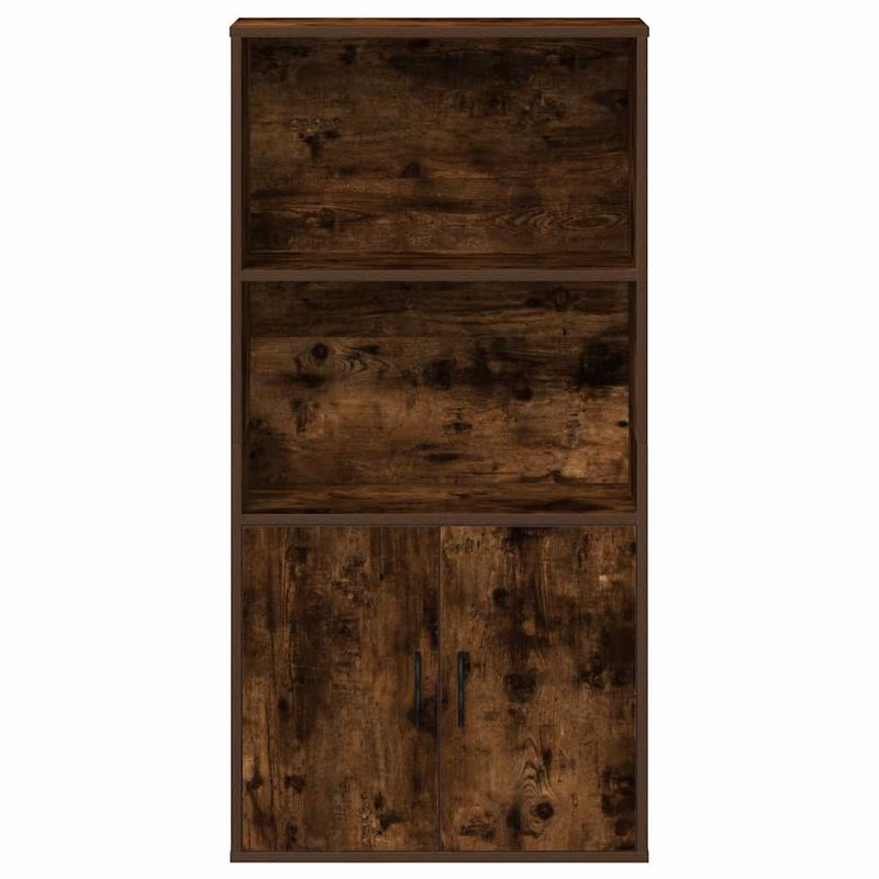 Casa si Gradina - Mobilier - Biblioteci si rafturi - Biblioteci - Biblioteca, stejar fumuriu, 60x24x120 cm, lemn prelucrat - Infinity.ro