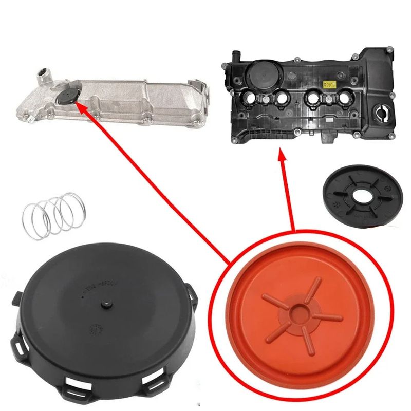 Auto si Moto - Anvelope si jante - Accesorii roti - Kituri pana - Kit de reparare capac supape PCV membrană 75mm pentru BMW E46 E81 E87 LCI E90 E45 F46 320si LCI N45 N45N M56 - Infinity.ro