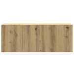 Casa si Gradina - Mobilier - Seturi de mobilier - Seturi living - Set dulap TV 3 piese montat pe perete Stejar artizanal - Infinity.ro