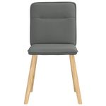 Casa si Gradina - Mobilier - Scaune si fotolii - Scaune - Scaune de bucatarie pivotante, 4 buc., gri inchis, textil - Infinity.ro