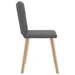Casa si Gradina - Mobilier - Scaune si fotolii - Scaune - Scaune de bucatarie pivotante, 4 buc., gri inchis, textil - Infinity.ro