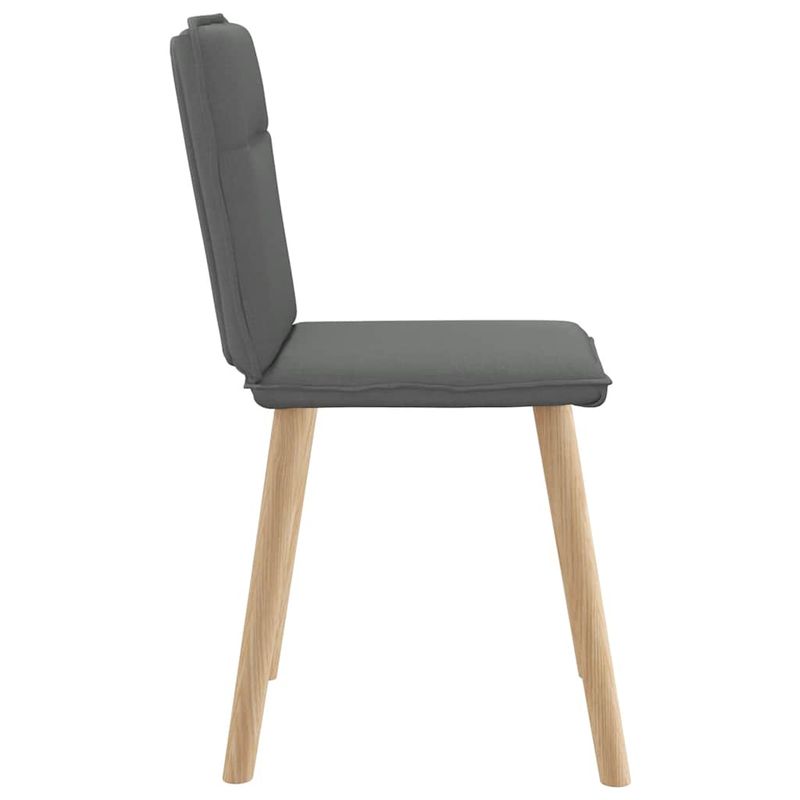 Casa si Gradina - Mobilier - Scaune si fotolii - Scaune - Scaune de bucatarie pivotante, 4 buc., gri inchis, textil - Infinity.ro
