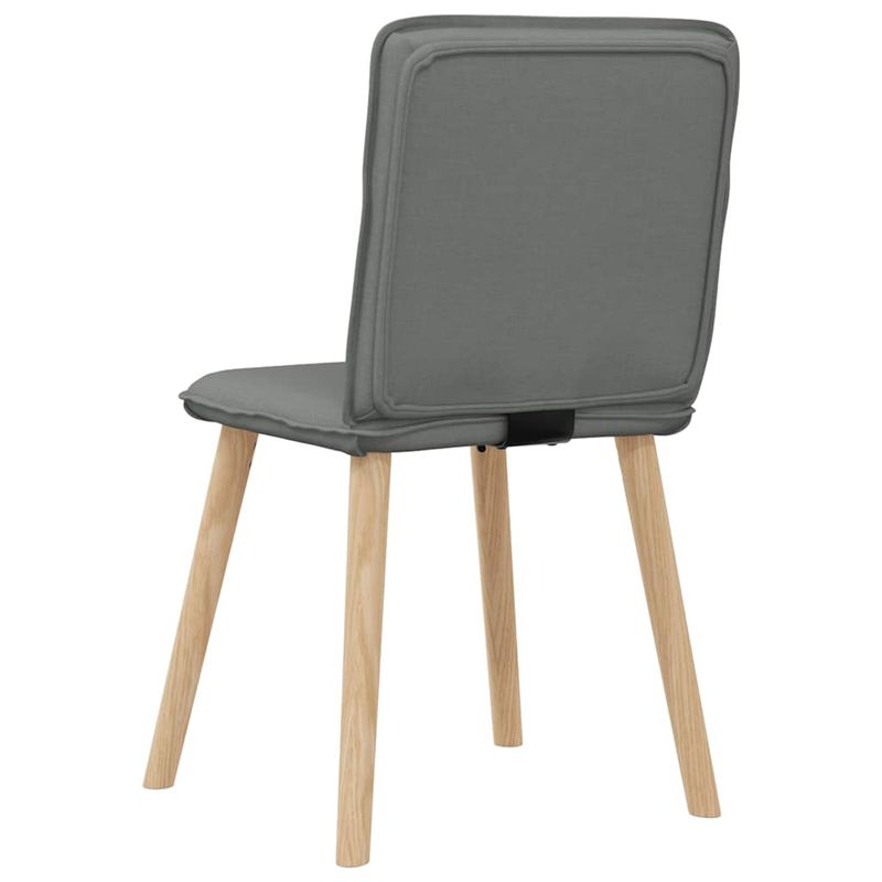 Casa si Gradina - Mobilier - Scaune si fotolii - Scaune - Scaune de bucatarie pivotante, 4 buc., gri inchis, textil - Infinity.ro