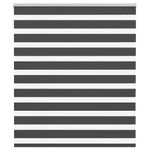Casa si Gradina - Textile si covoare - Rulouri si jaluzele - Jaluzea tip zebra neagra latime tesatura 125,9 cm poliester, mărime 130x100 cm - Infinity.ro