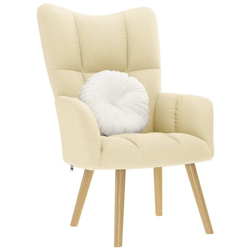 Casa si Gradina - Mobilier - Scaune si fotolii - Fotolii - Fotoliu de relaxare, crem, material textil - Infinity.ro