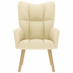 Casa si Gradina - Mobilier - Scaune si fotolii - Fotolii - Fotoliu de relaxare, crem, material textil - Infinity.ro
