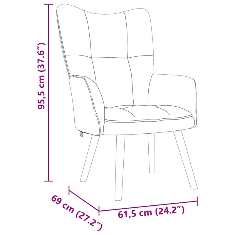 Casa si Gradina - Mobilier - Scaune si fotolii - Fotolii - Fotoliu de relaxare, crem, material textil - Infinity.ro
