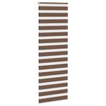 Casa si Gradina - Textile si covoare - Rulouri si jaluzele - Jaluzea tip zebra maro latime tesatura 70,9 cm poliester, mărime 75x230 cm - Infinity.ro