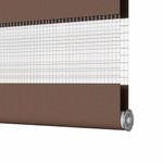 Casa si Gradina - Textile si covoare - Rulouri si jaluzele - Jaluzea tip zebra maro latime tesatura 70,9 cm poliester, mărime 75x230 cm - Infinity.ro