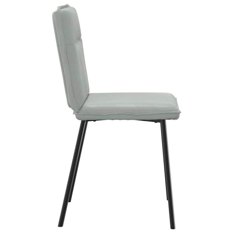Casa si Gradina - Mobilier - Scaune si fotolii - Scaune - Scaune de bucatarie, 4 buc., gri deschis, catifea - Infinity.ro