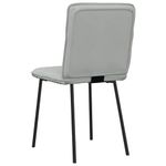 Casa si Gradina - Mobilier - Scaune si fotolii - Scaune - Scaune de bucatarie, 4 buc., gri deschis, catifea - Infinity.ro