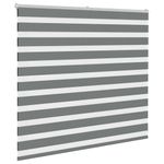 Casa si Gradina - Textile si covoare - Rulouri si jaluzele - Jaluzea tip zebra gri inchis latime tesatura 160,9 cm poliester, mărime 165x100 cm - Infinity.ro