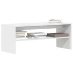 Casa si Gradina - Mobilier - Comode si corpuri - Comode - Comoda TV, alb, 100 x 40 x 40 cm, PAL - Infinity.ro
