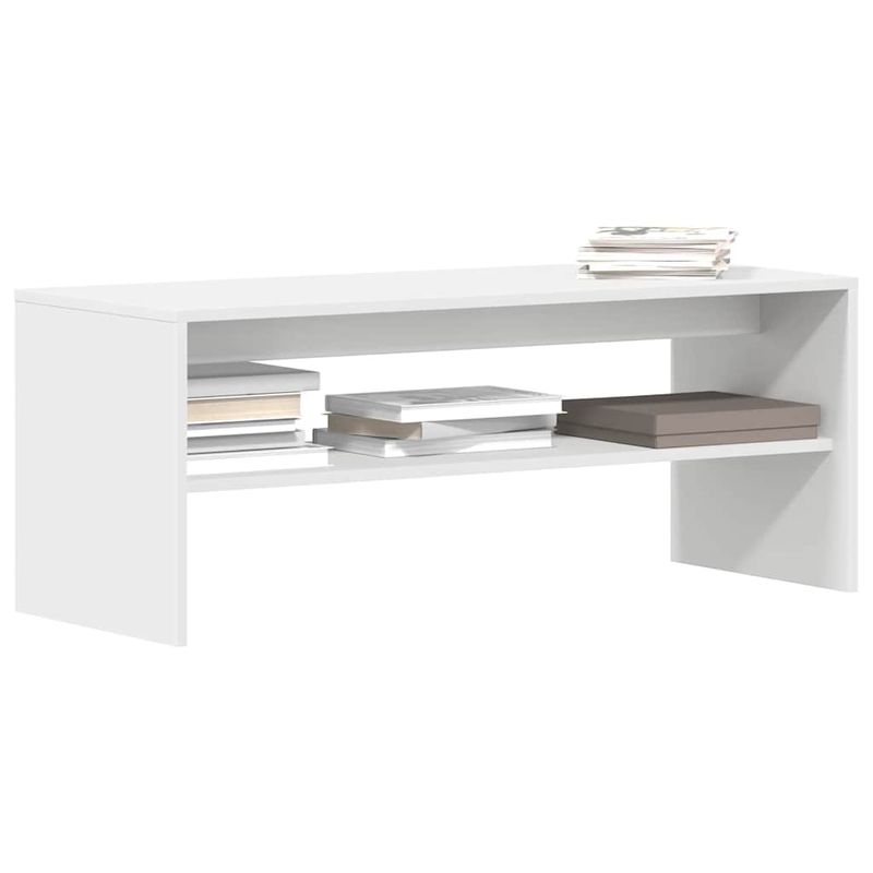 Casa si Gradina - Mobilier - Comode si corpuri - Comode - Comoda TV, alb, 100 x 40 x 40 cm, PAL - Infinity.ro