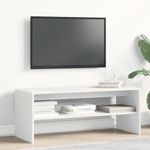 Casa si Gradina - Mobilier - Comode si corpuri - Comode - Comoda TV, alb, 100 x 40 x 40 cm, PAL - Infinity.ro
